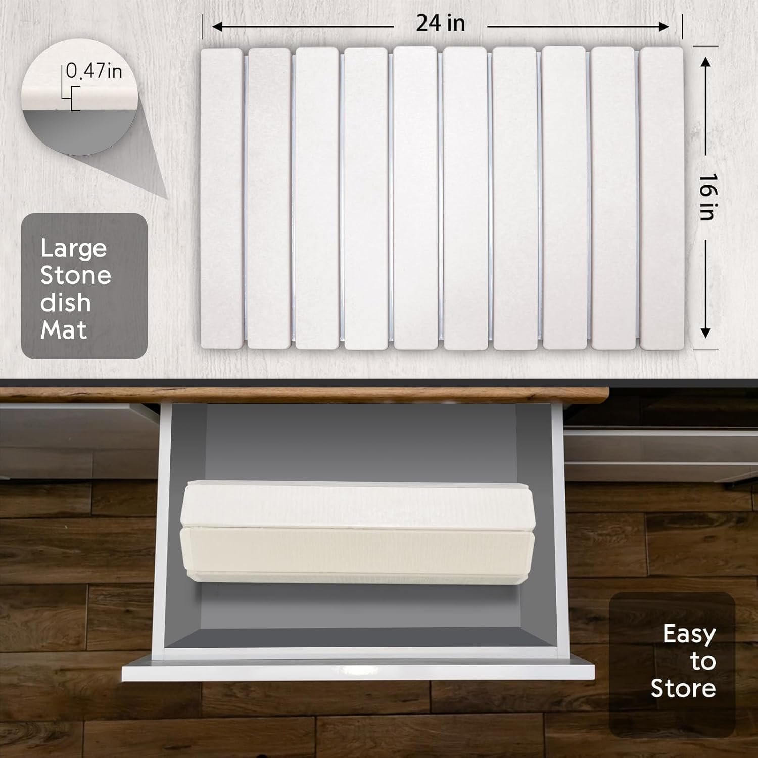 Lprmnnc heat-proof use scenario with hot cookware on mat