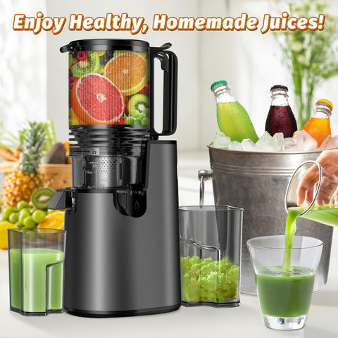 LQZ Detachable filter enables quick, easy cleaning after juicing.