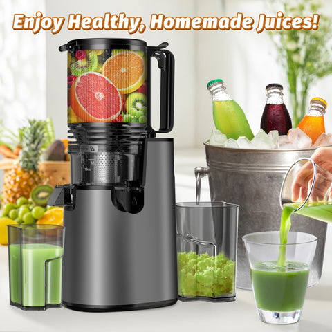 LQZ detachable filter simplifies post-juice cleaning.