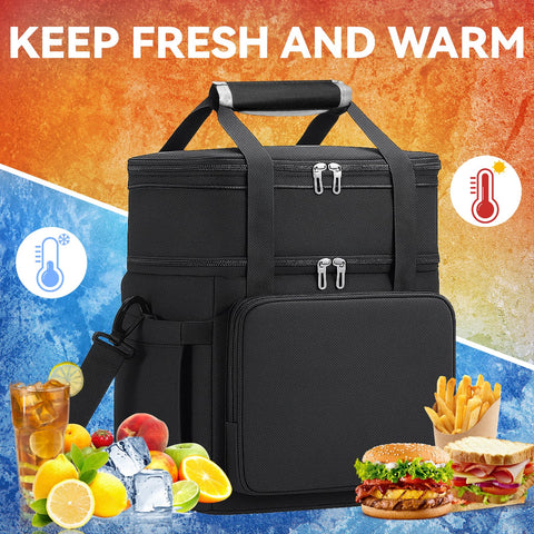 LRCXL durable oxford fabric lunch box withstands daily wear