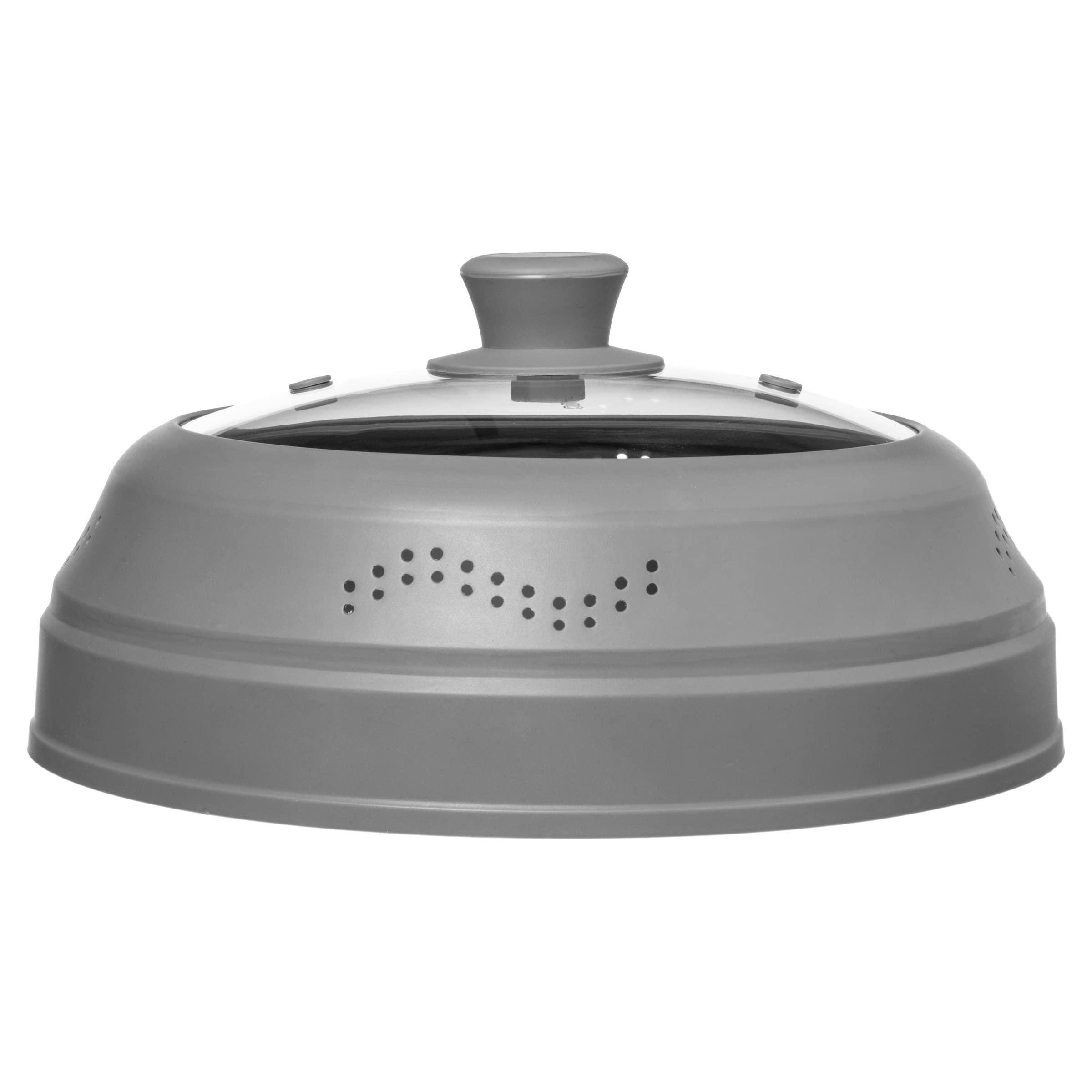 LSR LORESO clear borosilicate glass top lets you watch food cook