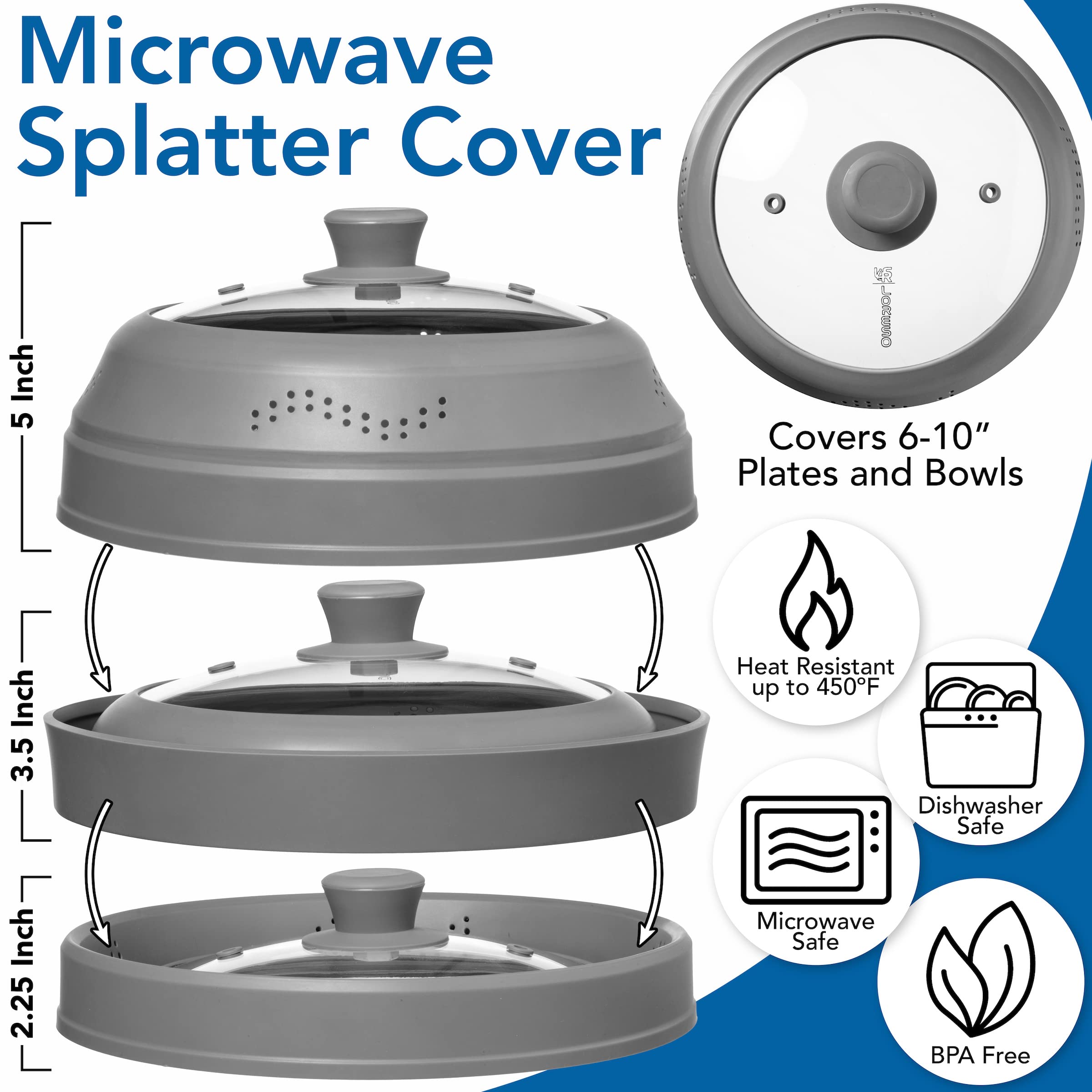 LSR LORESO dishwasher-safe design for easy cleanup after heating