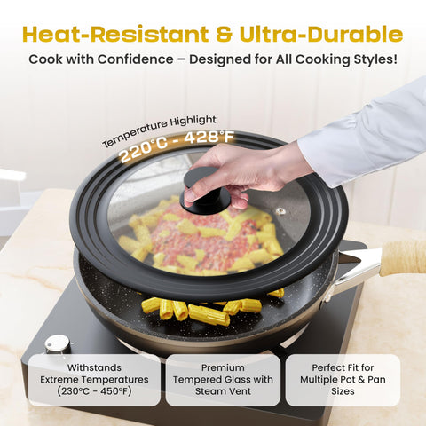 LSR Loreso dishwasher-safe lid simplifies post-cook cleanup after meals.