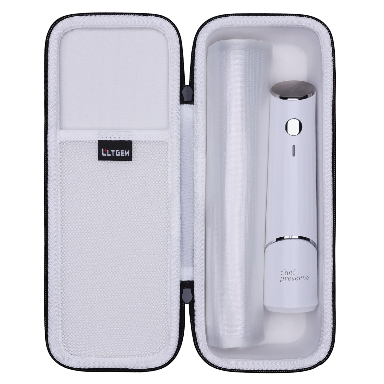 LTGEM Chef Preserve case fit keeps sealer and bags organized on the go.