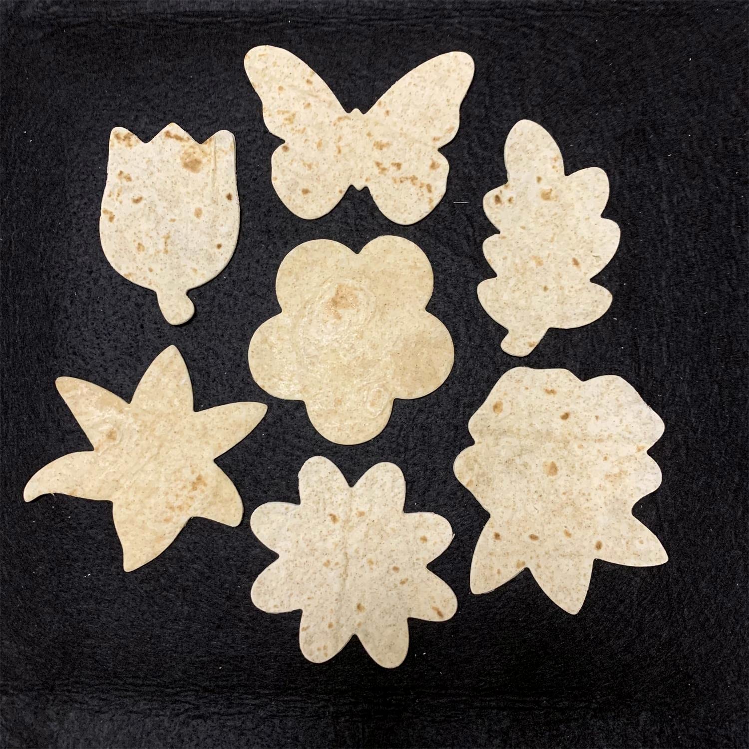 LUBTOSMN flower cutters butterfly shape for playful party treats