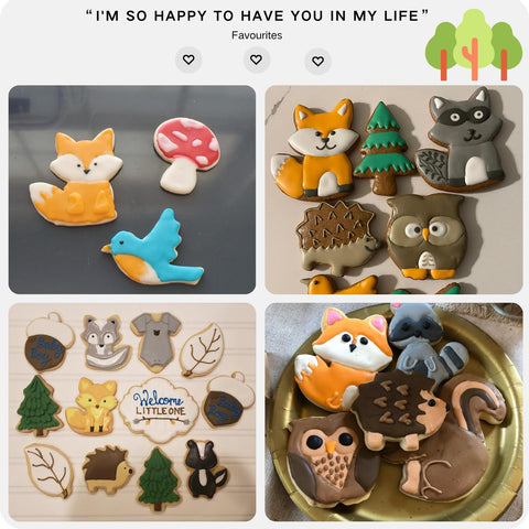 LUBTOSMN bird cookie cutter for charming woodland treats