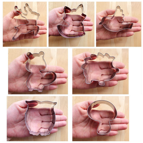 LUBTOSMN mushroom cookie cutter for fondant and dough projects