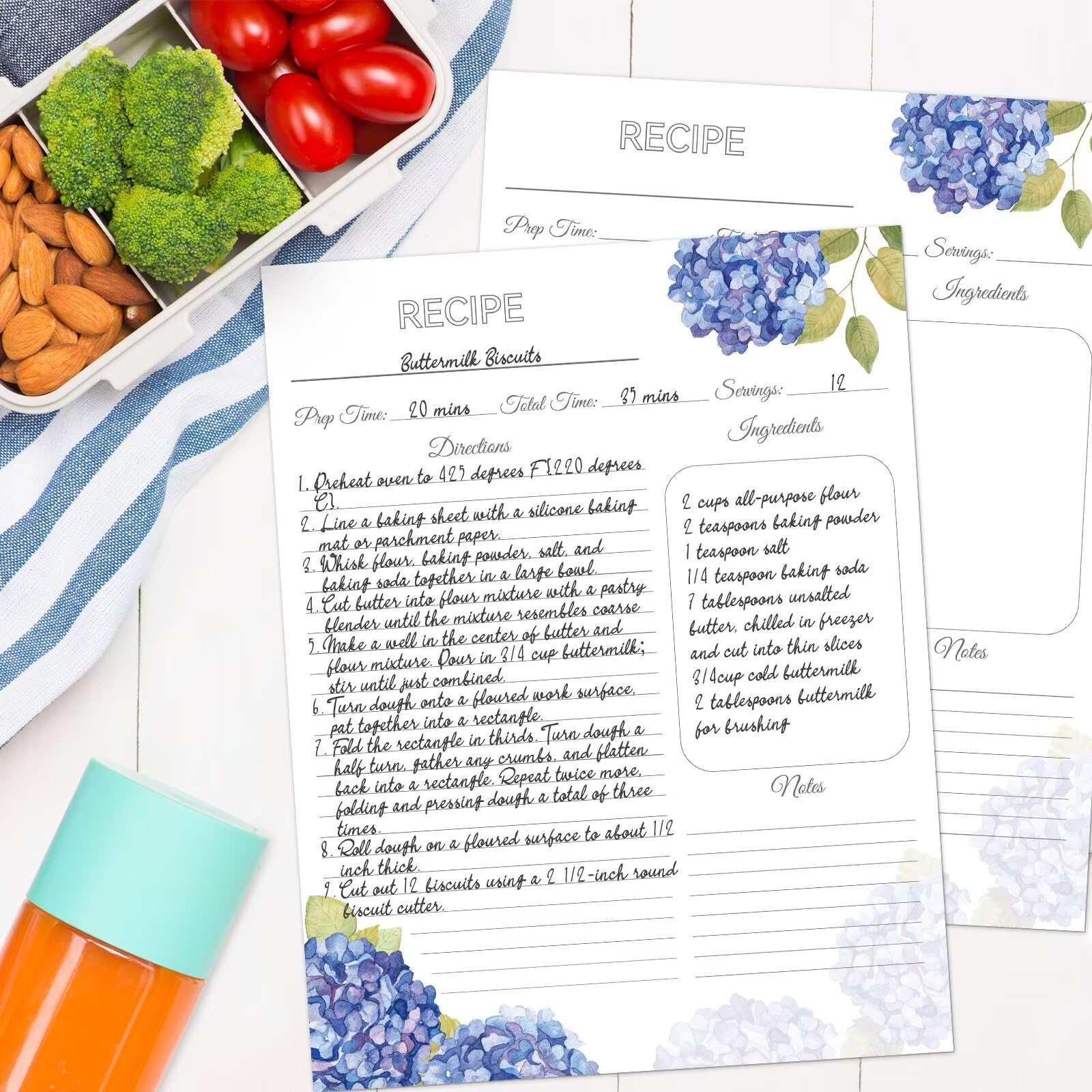 LuBudingJoy twelve-color dividers for simple category sorting of recipes.