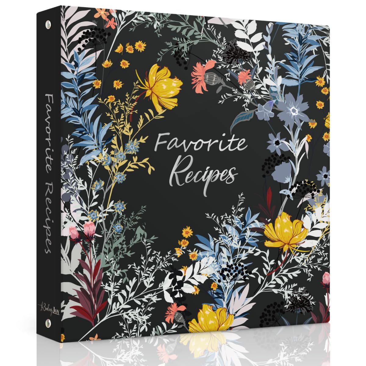 LuBudingJoy Blossom recipe binder cover demonstrates durability for busy kitchens.