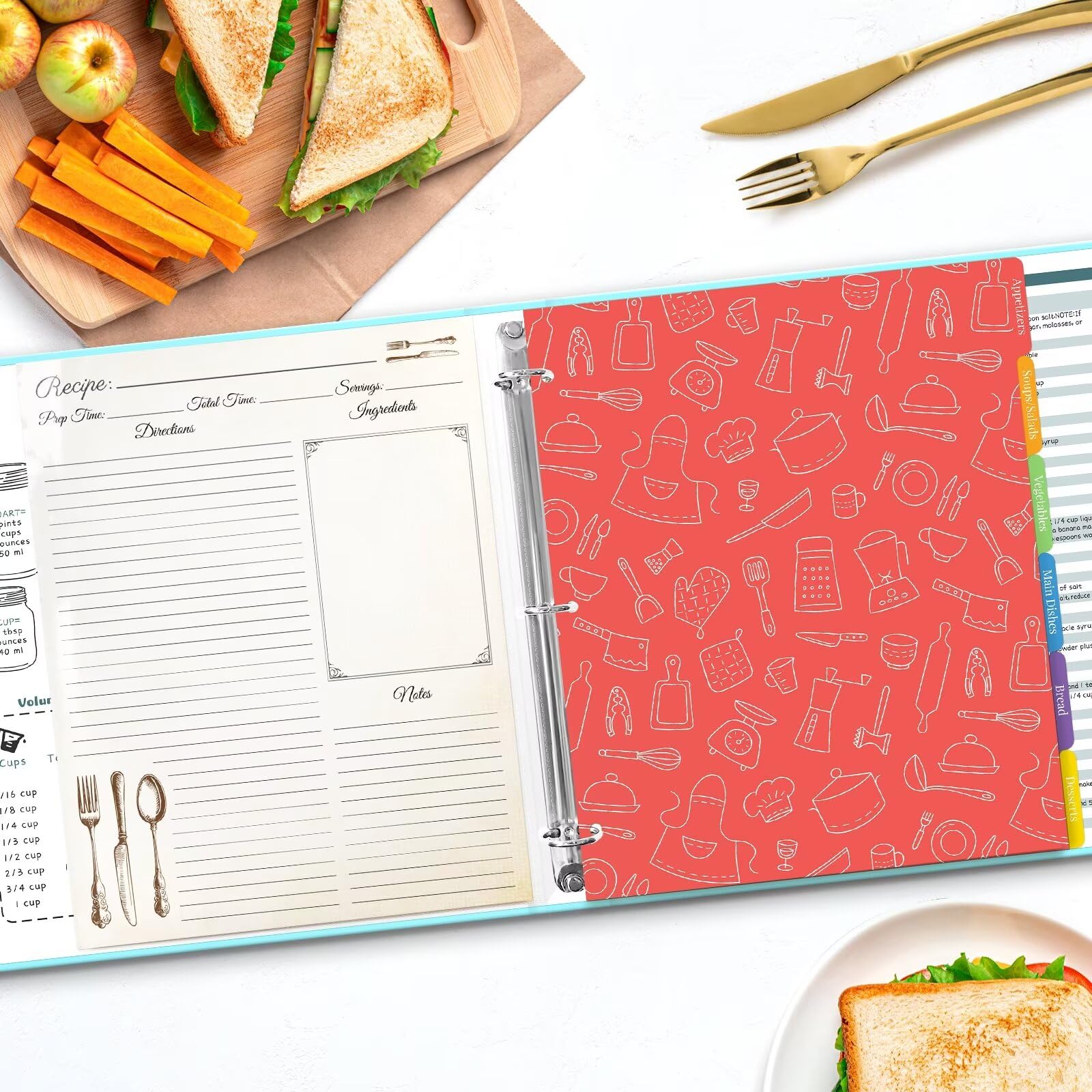 LuBudingJoy dividers help categorize by family or course.