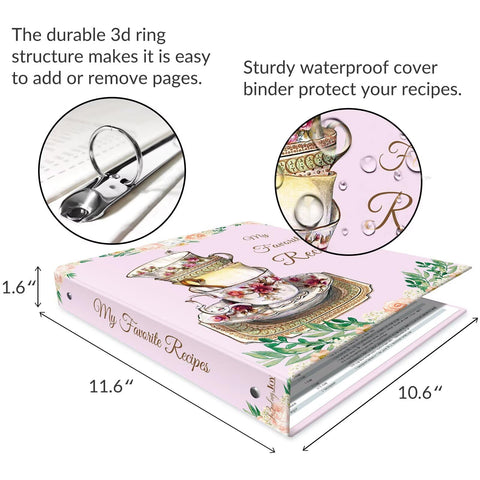 LuBudingJoy blank full-page recipe cards enable detailed notes.
