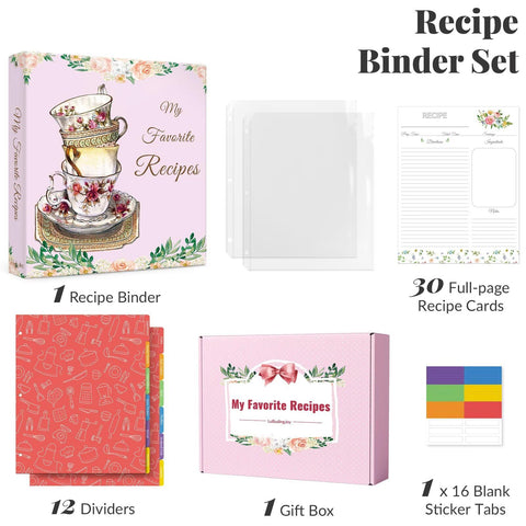 LuBudingJoy three-ring binder interior for durable, easy organization.