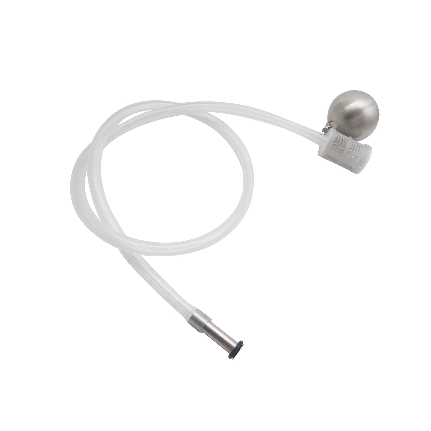 LucaSng 80cm silicone dip tube provides flexible top-draw access.