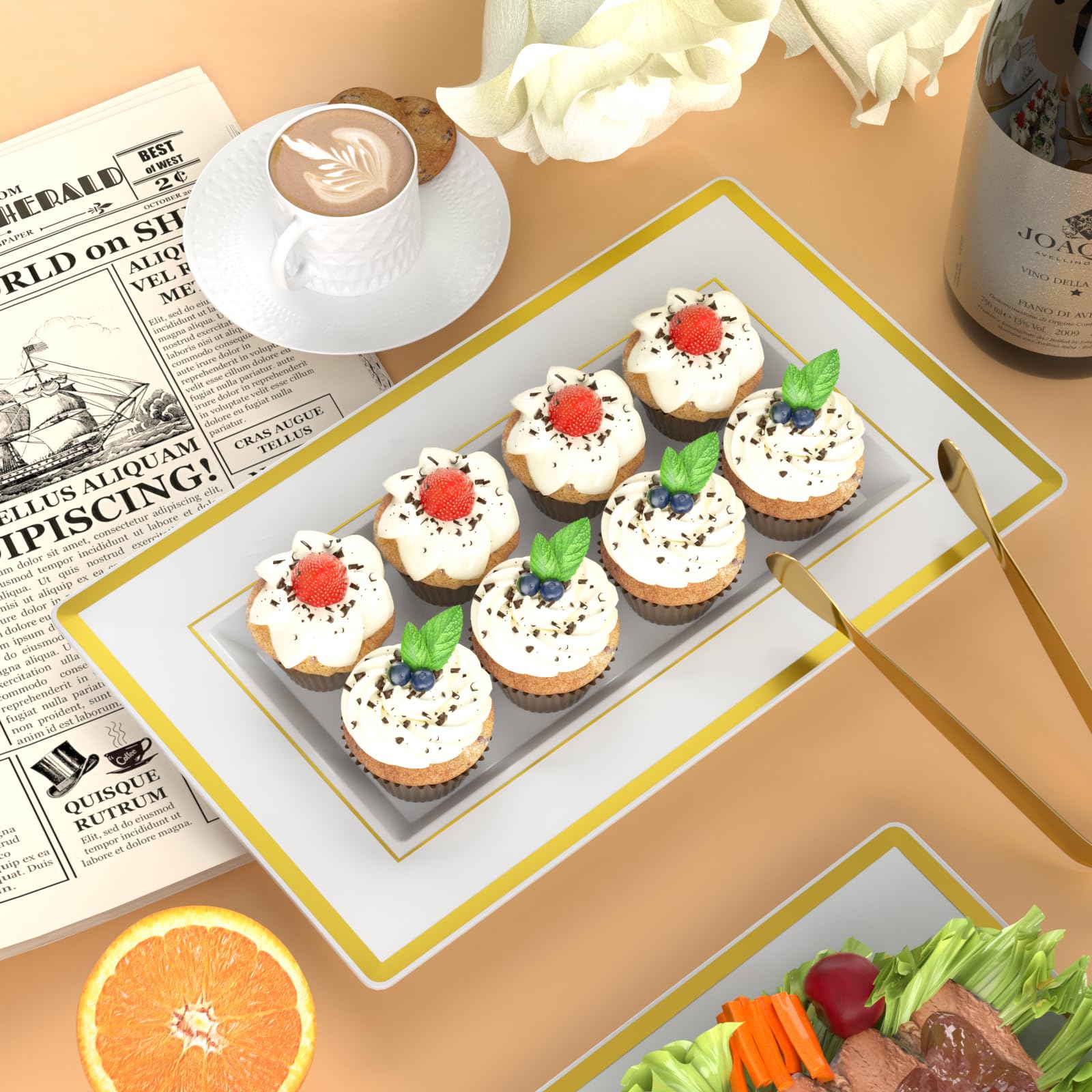 LUCKJUJU elegant food display setup for weddings and events