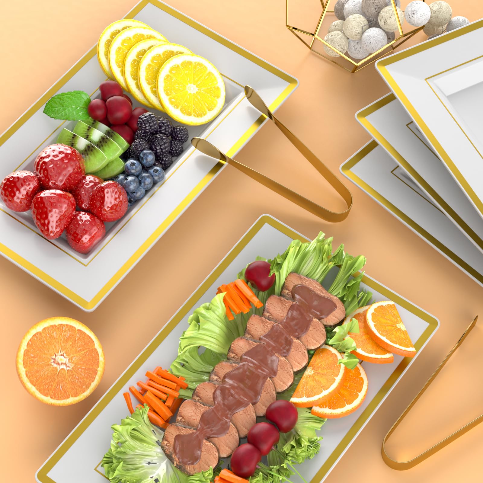 LUCKJUJU BPA-free plastic ensures safe, versatile serving