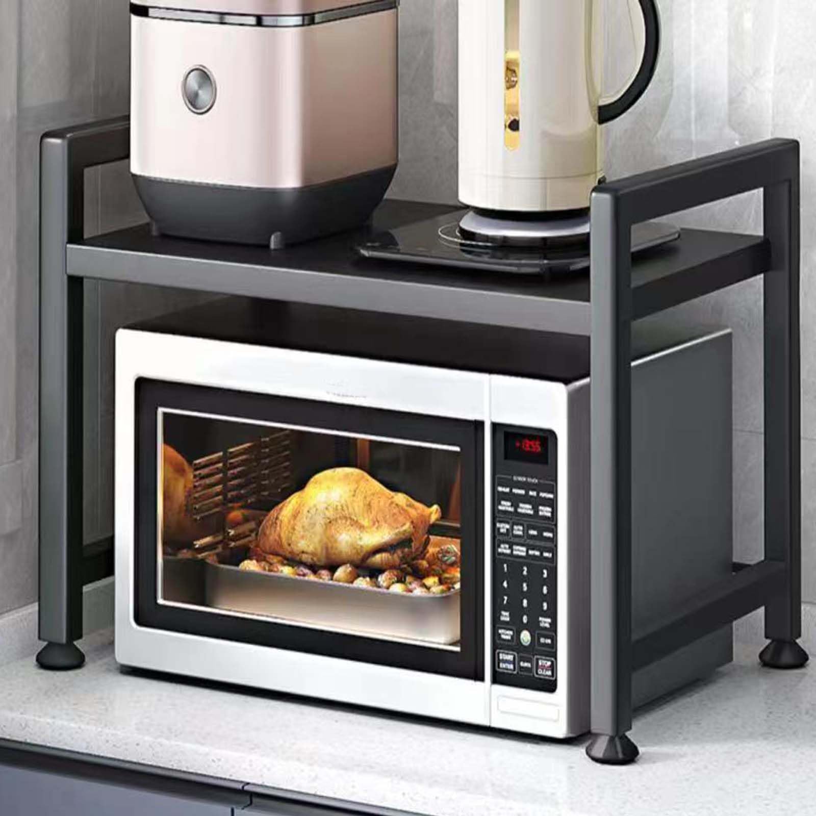 LUCKY KVW adjustable feet keep the rack stable on uneven floors.