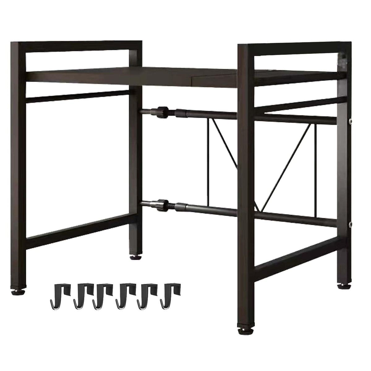 LUCKY KVW microwave rack extendable shelf for flexible storage and easy access.