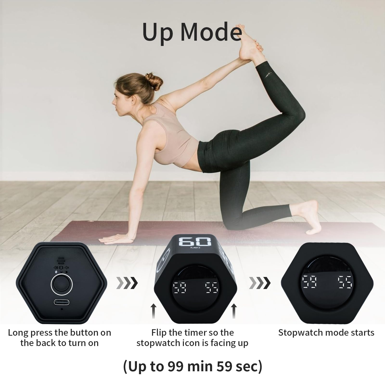 LUCKY TIME 5-minute preset timer for short focus sprints