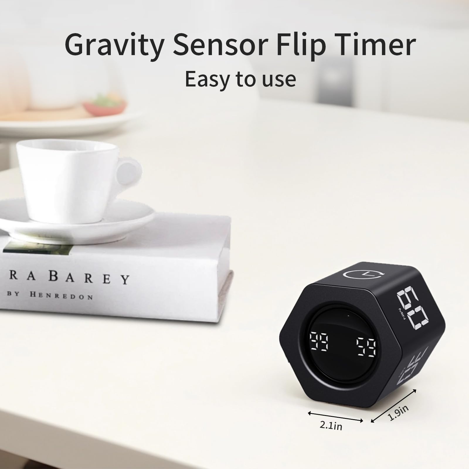 LUCKY TIME 60-minute preset timer for deep work sessions