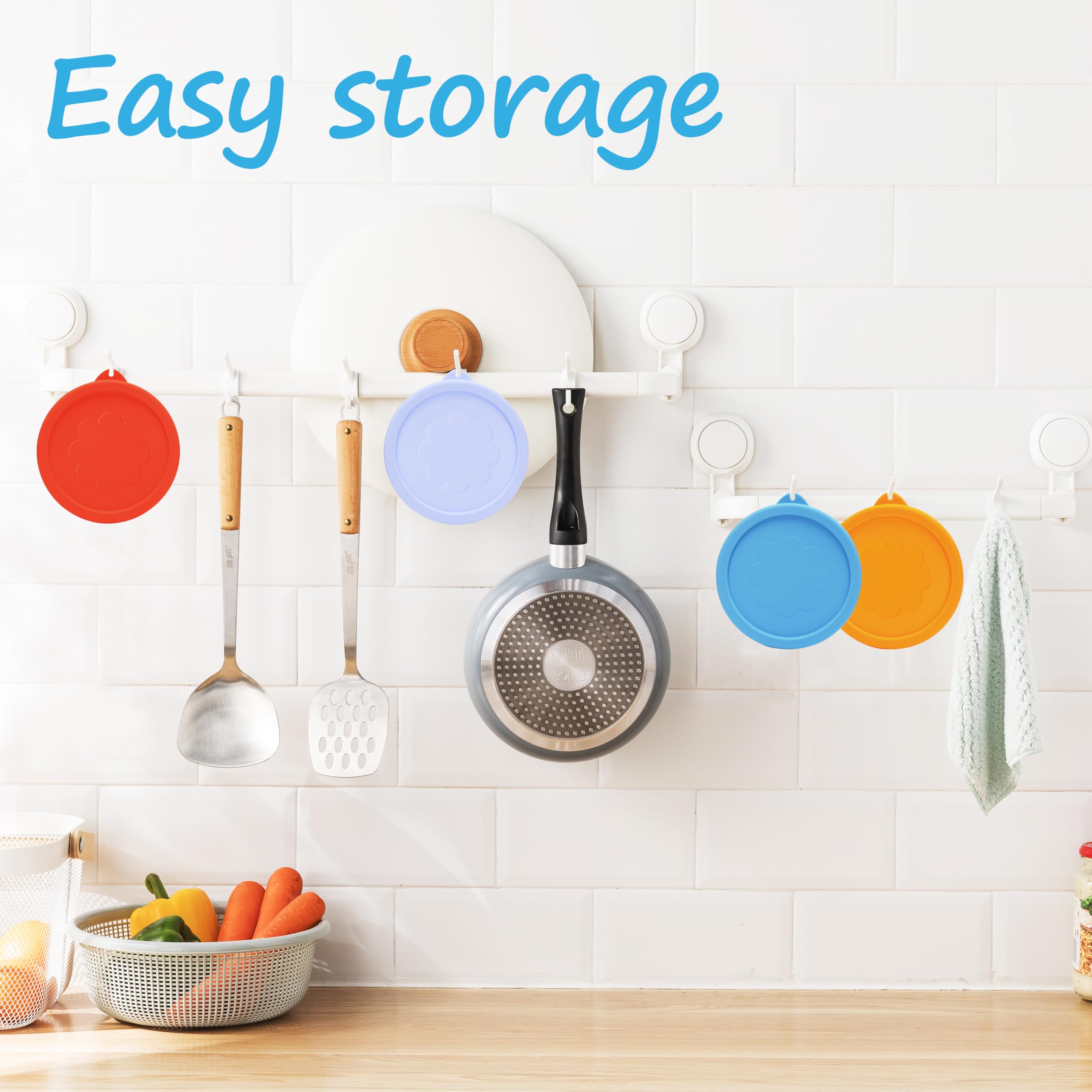 LUVCOSY lids help keep leftovers fresh in the fridge or freezer.