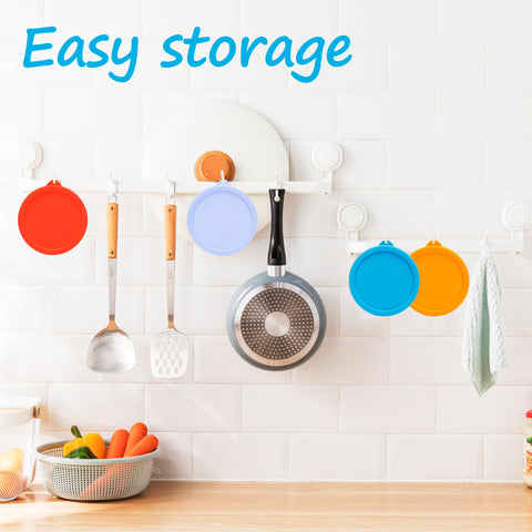 LUVCOSY lids help keep leftovers fresh in the fridge or freezer.
