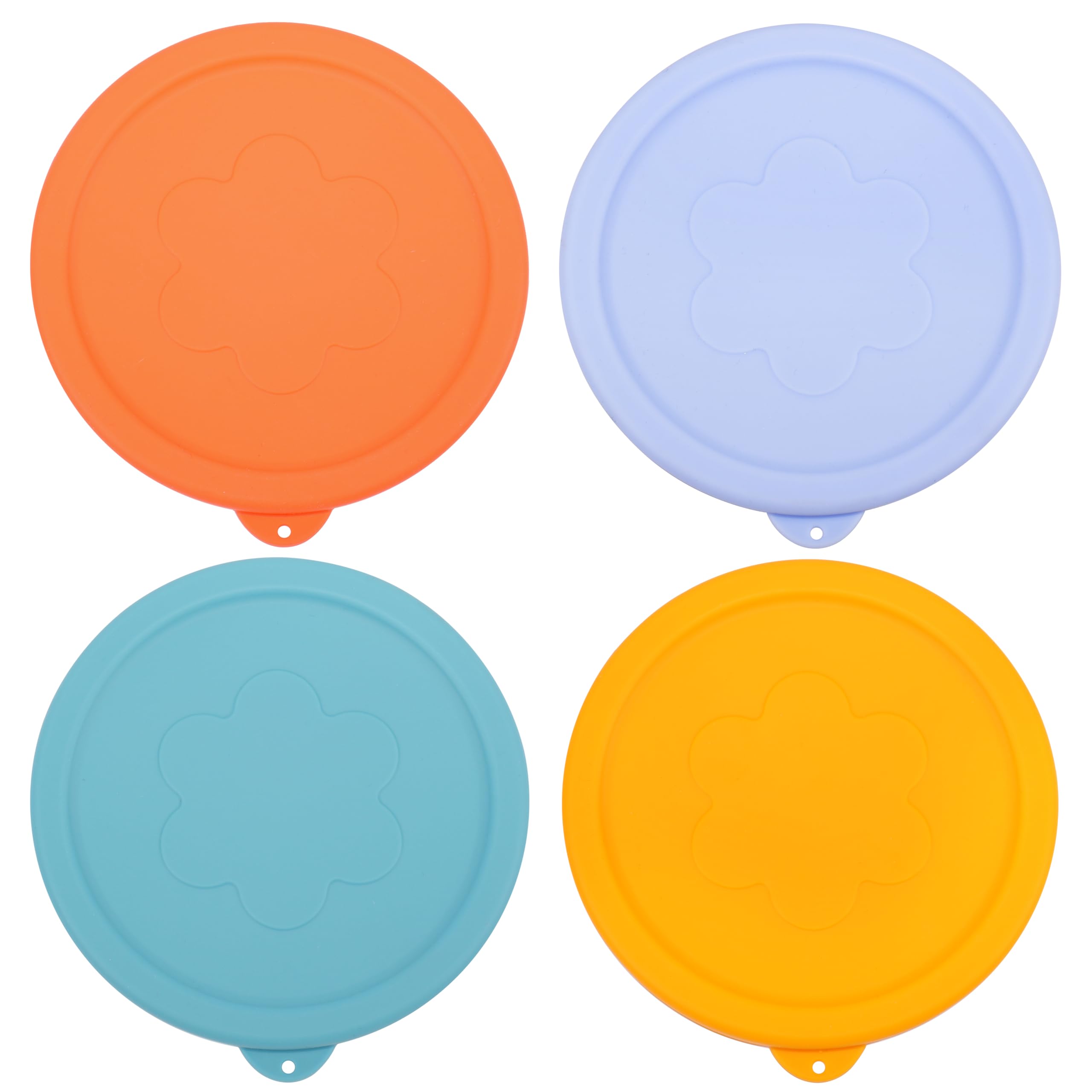 LUVCOSY 4 cup silicone lids fit Pyrex 7201 perfectly for secure storage