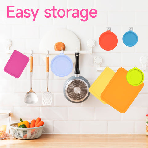 LUVCOSY food-grade silicone ensures durable daily use lids