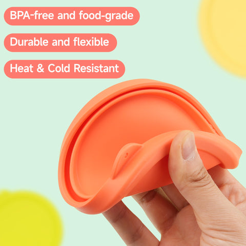 LUVCOSY leak-proof lid fits Anchor Hocking bowls tightly to prevent spills.