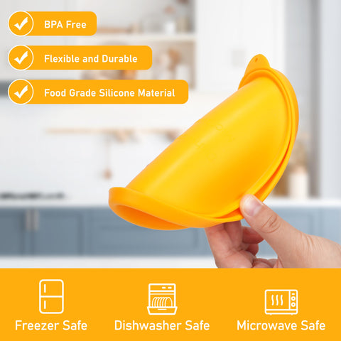 LUVCOSY lids fit Pyrex bowls snugly to prevent leaks