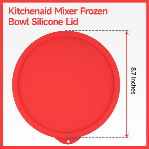 LUVCOSY lid covers ice cream bowl preventing freezer burn