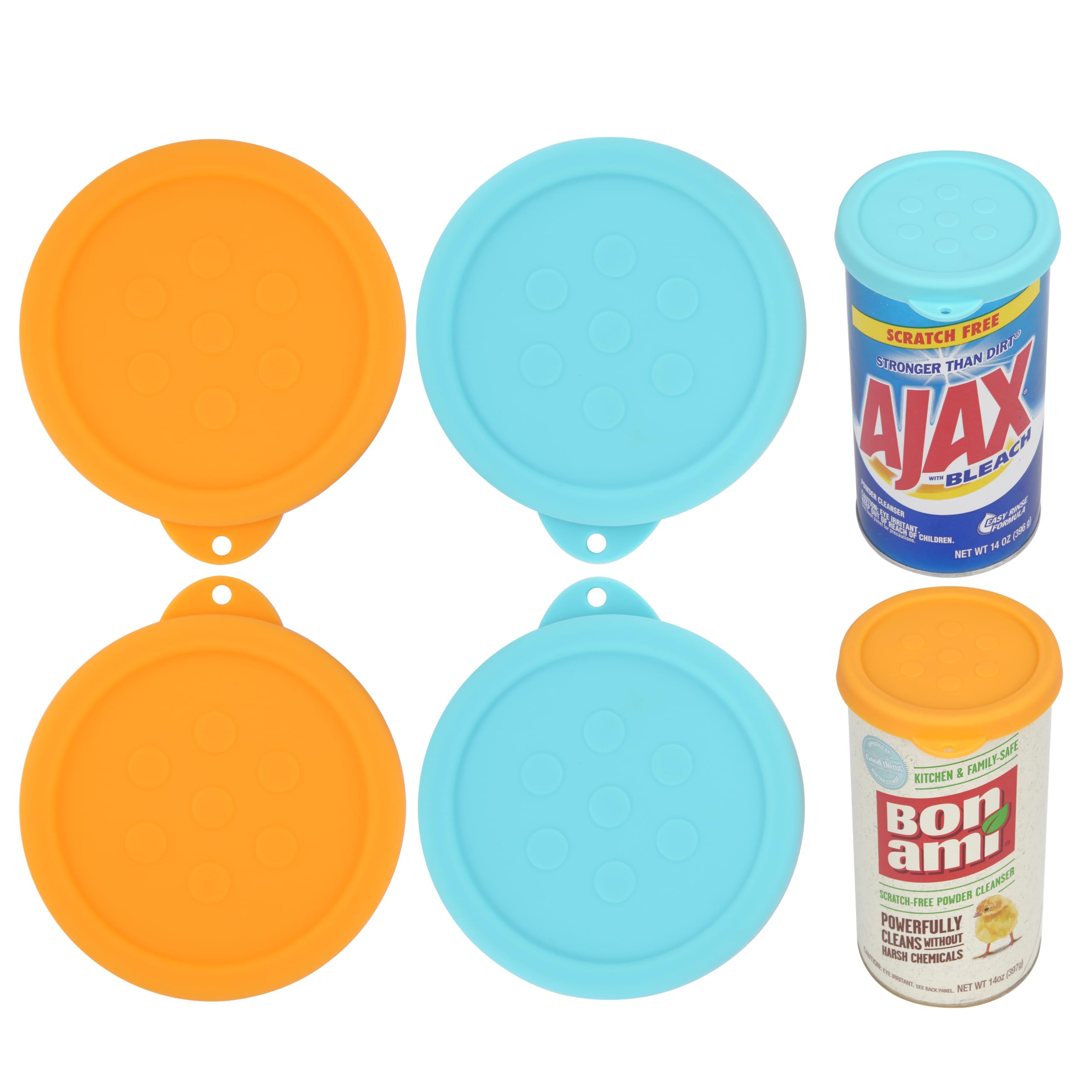 LUVCOSY silicone powder cleanser lid on bottle keeps powder dry.