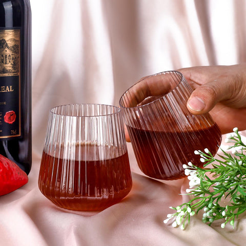 Bulk 40-pack stemless glasses from Lueumxc, ideal for events.