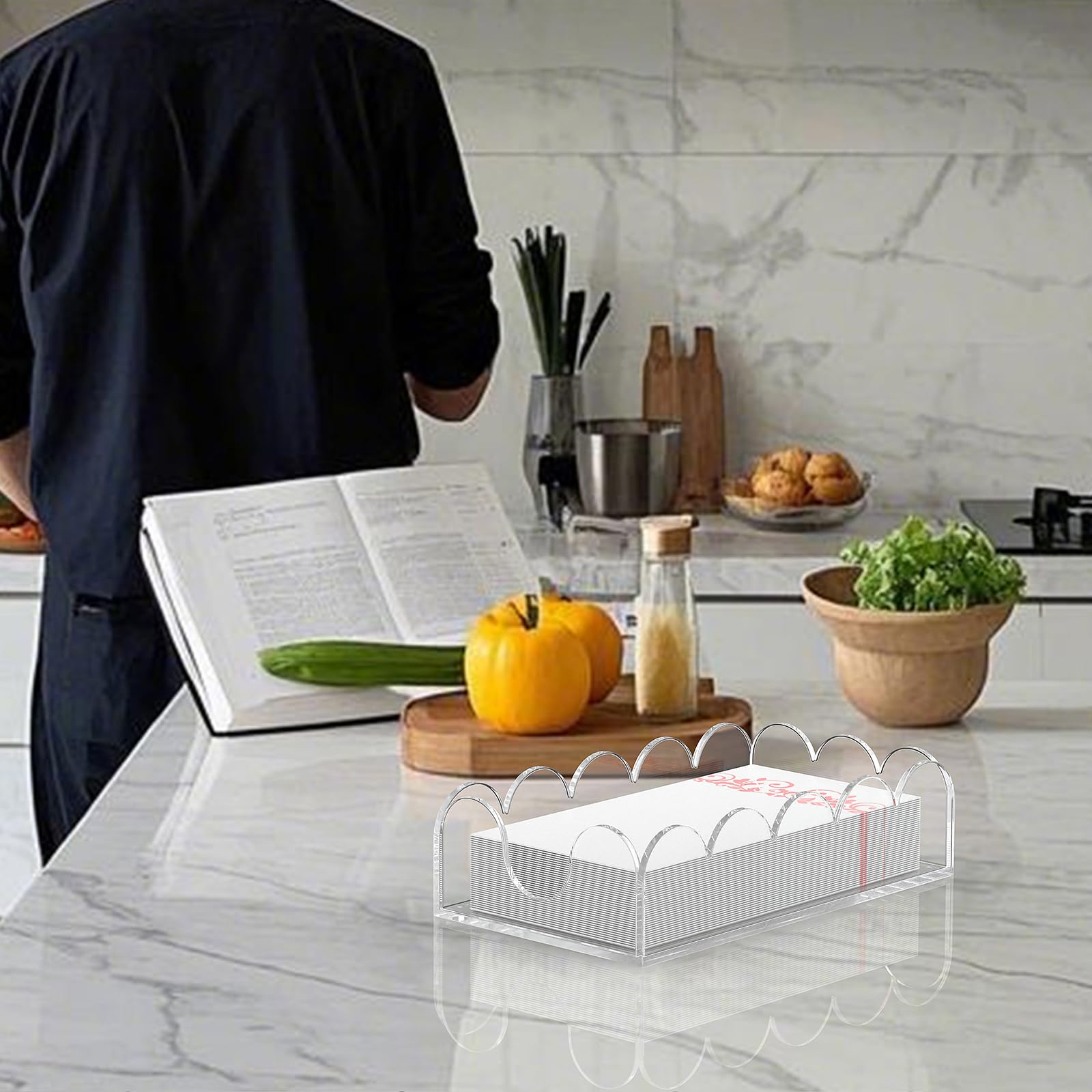 LUGUNU clear acrylic design highlights transparency for quick checks