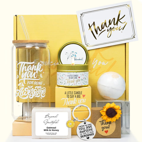 LUICONMO Thank You Gift Box glass — a keepsake for expressing gratitude and daily use.
