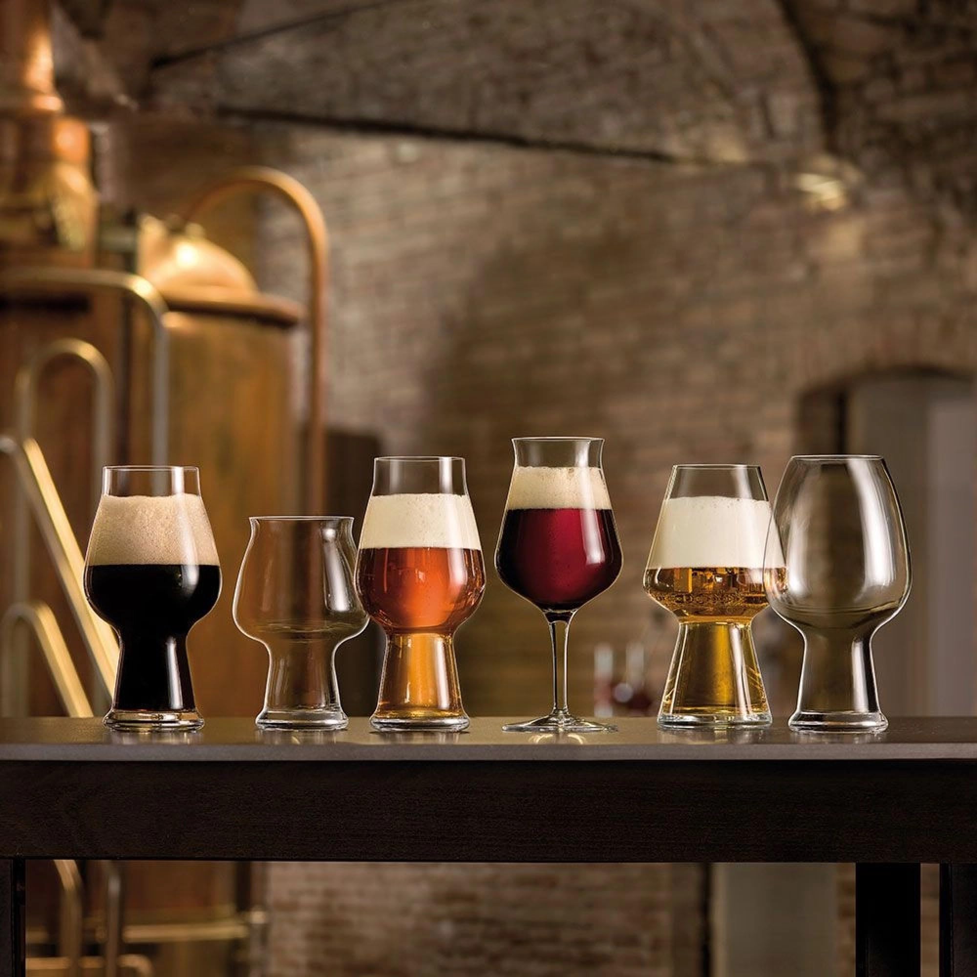 Birrateque IPA glasses ideal for Double Imperial, American, and English IPAs.