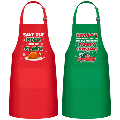 Luiqs Vens two front pockets on aprons for tools and utensils