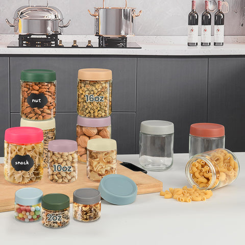 Lulonpon versatile jars double as spice jars or candy containers.