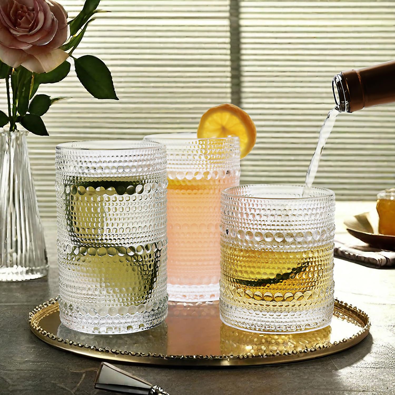 Lumkit thick lead-free glass emphasizes durability and lasting shine.