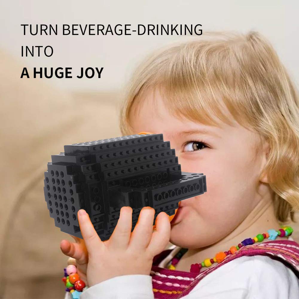 Lumsburry Build-on-Brick Coffee Mug doubles as party décor and amusements.
