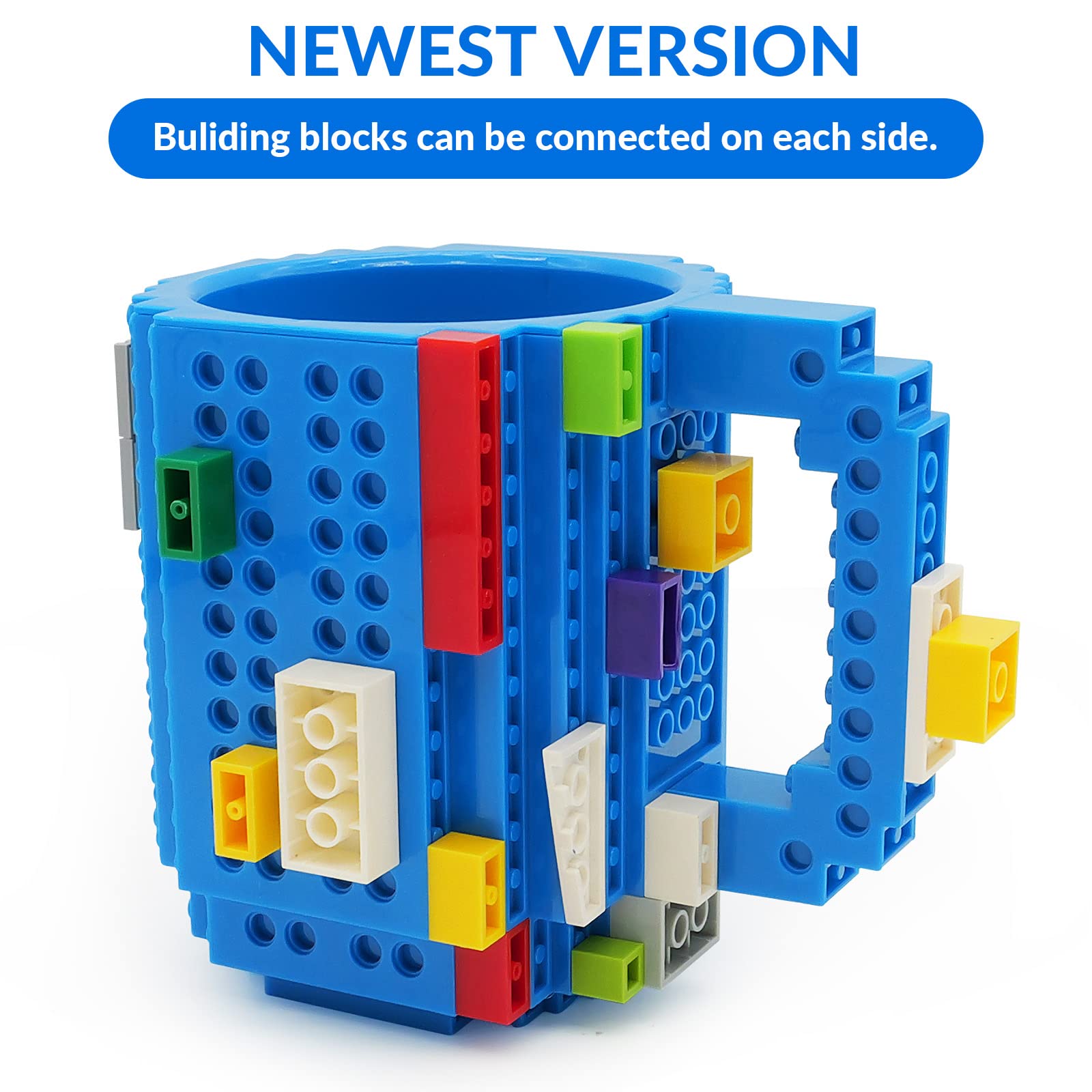 Lumsburry Build-on Brick mug handles hot drinks safely up to 100°C