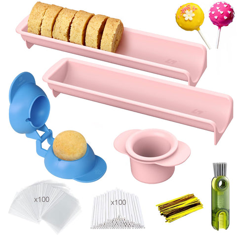 Lumyrilix 305Pcs cake pop round mold for uniform shapes and smooth surfaces.