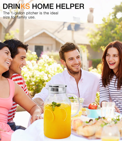 Luna Manta anti-drip spout keeps surfaces clean during serving.