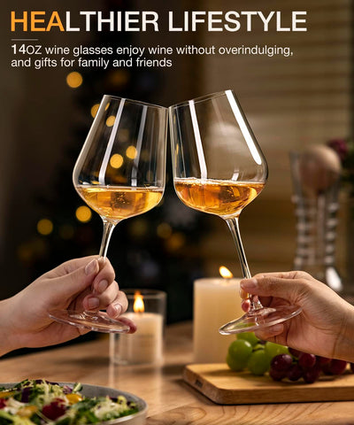 Luna Manta dishwasher-safe wine glasses keep shine with easy cleaning.
