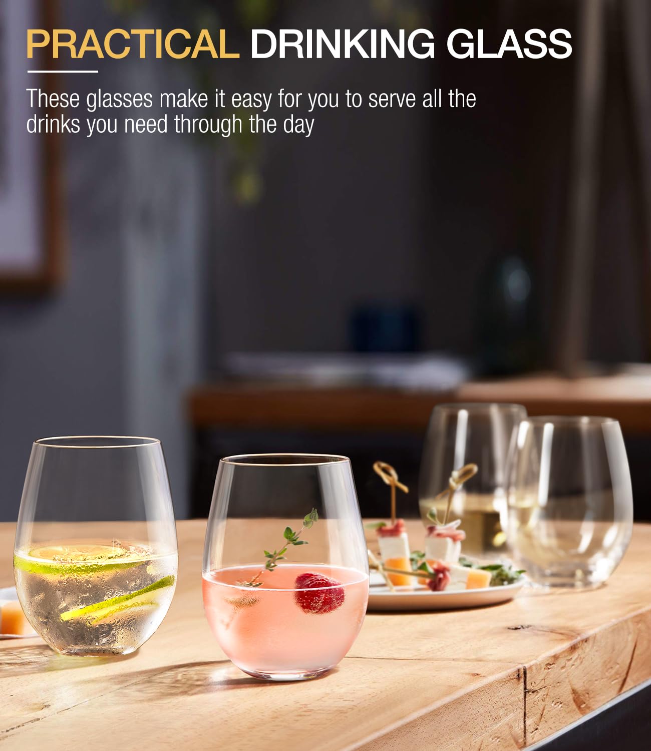 LUNA & MANTHA gift-boxed wine glasses for weddings and celebrations