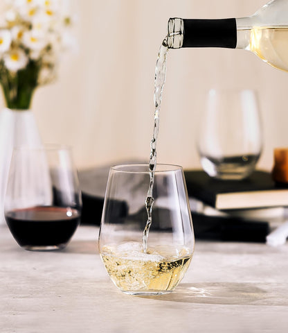 LUNA & MANTHA dishwasher-safe Tritan wine glasses maintain clarity through cycles.