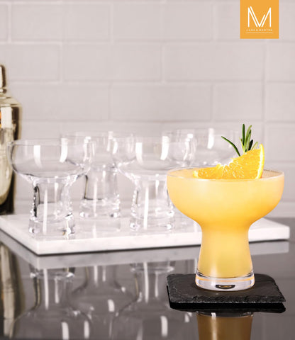 Luna & Mantha margarita glasses gift box ready for celebrations.