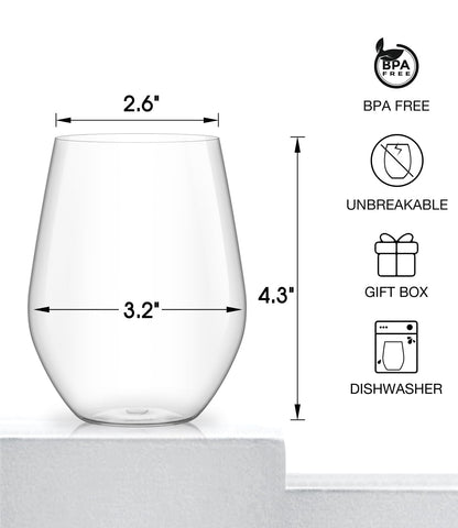 LUNA & MANTHA clear, glass-like feel without shattering risk.