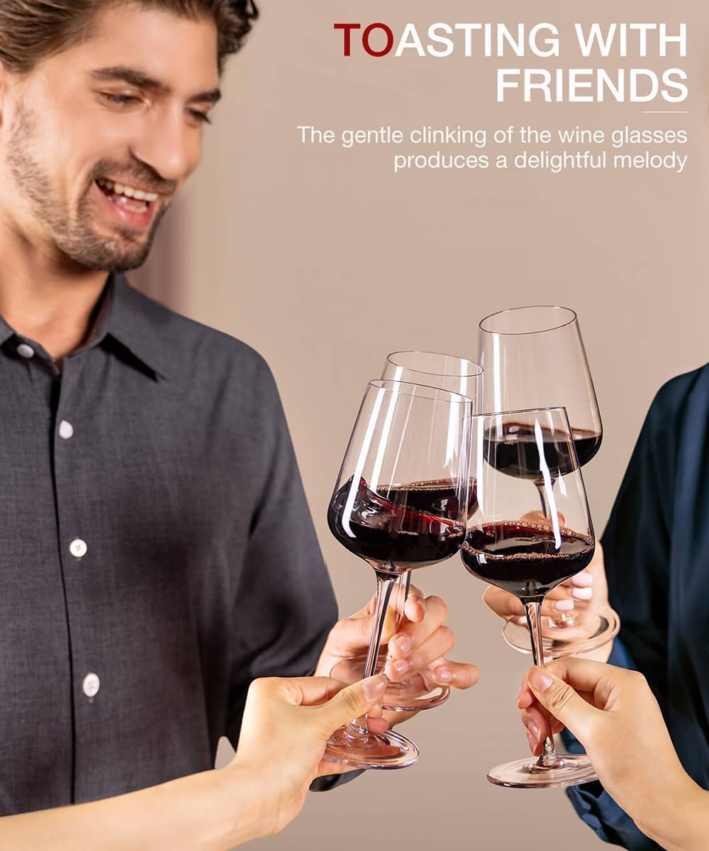 LUNA & MANTHA elegant lead-free crystal glass on stylish table setting.