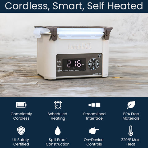 LunchEAZE Core Gen 2 battery-powered design for flexible meals