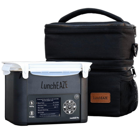LunchEAZE Pro battery-heat view shows cordless warmth for meals on the go